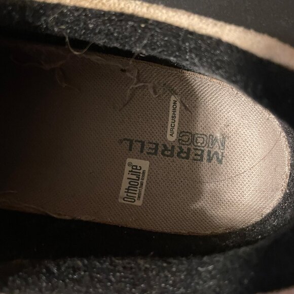 Merrell Mens Suede Slip-On Shoes With Dual Density Sole, Ortholite, & Pull Tab S - Picture 8 of 10